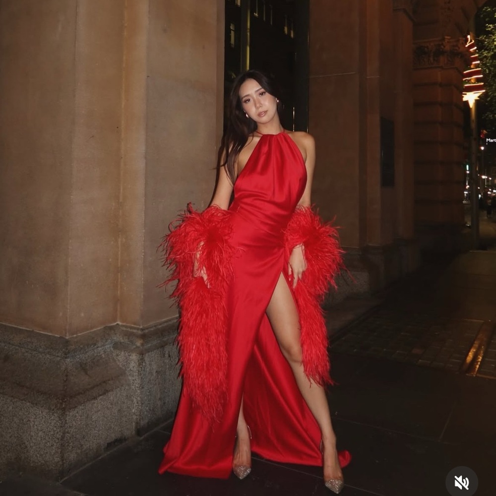 House of CB Vibrant Red Dress